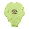 thumbnail image 1 of CafePress - My Uncle Feels Guilty Body Suit - Long Sleeve Infant Bodysuit, 1 of 1