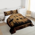 thumbnail image 3 of Homewish Jungle Animal Deer Bedding Comforter Set,Rustic Farmhouse Cabin Twin Comforter Sets,Old Barn Door Bedding Set For Kids,Ultra Soft Home Decor,2 Pieces, 3 of 8
