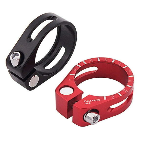 Pince de Tige de Selle de Vélo en Alliage Léger 31,8mm 34,9mm Vélo de Montagne Route Noir 34,9 Shenzhuyue
