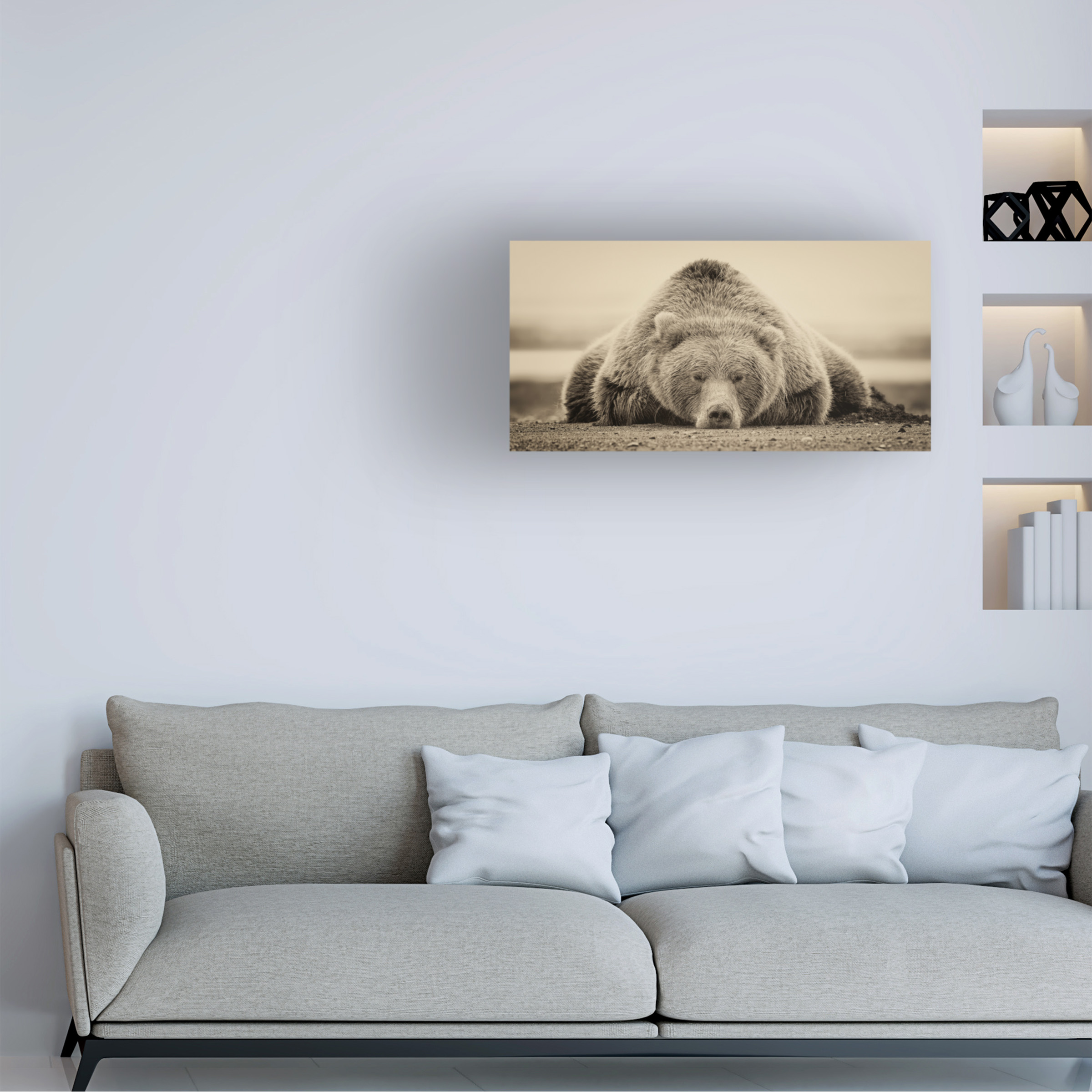 Trademark Fine Art Phburchett Deep Sleep Canvas Wall Art - 16x32