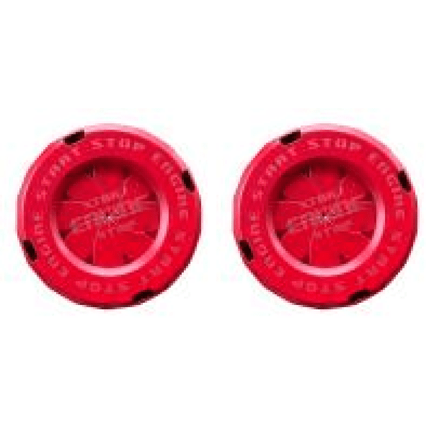 Cubierta Botón Llave Motocicleta Pegatina Interior Coche Del Dispositivo Encendido () Rojo