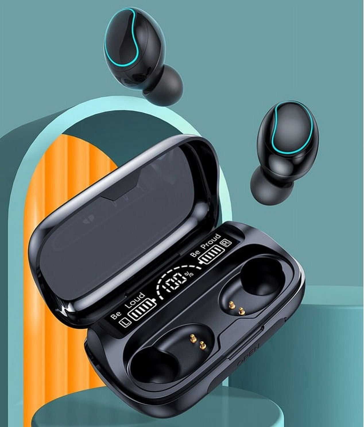 Wireless TWS Headphones for Google Pixel 7/Pro/6a/6/Pro Phones - Earbuds Earphones True Wireless Stereo Headset Hands-free Mic Charging Case  Compatible With Pixel 7/Pro/6a/6/Pro Models