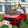 thumbnail image 6 of FINITO 24V Battery Powered Kids Ride on Toy Car, Official License Colorado  4 Wheeler Ride on UTV with Remote Control, LED Bright Lights and Music Play, Red, 6 of 8