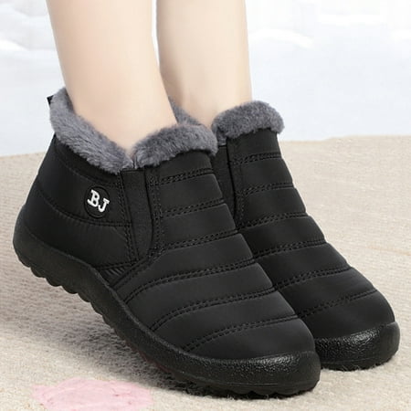 

Women s Waterproof Ankle Boots Winter Thermal Insulated Slip On Snow Shoes Women s Footwear