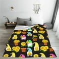 thumbnail image 5 of Vsdgher Gnomes With Sunflowers Ultra-Soft Micro flannel Blanket Throw Blankets for Couch Sofa, Bed (4 sizes)-60"x50", 5 of 7