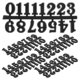 thumbnail image 1 of 5 Sets Arabic Clock Numbers DIY Clock Arabic Number Decoration Clock Arabic Number, 1 of 2