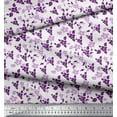 thumbnail image 3 of Soimoi Silk Fabric Leaves & Flower Floral Fabric Prints By Yard 42 Inch Wide, 3 of 3
