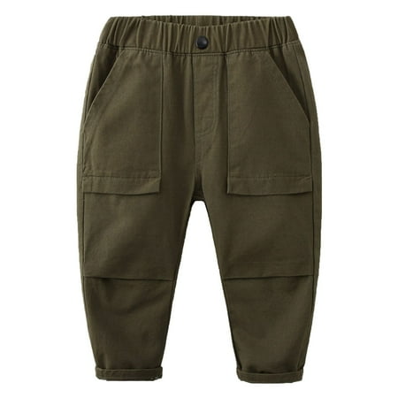 

TIREOW Children s Breathable Pants Boys Spring and Autumn Models Casual Fashion Solid Color Pants Loose and Comfortable Toddler Pants