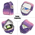 thumbnail image 5 of FORMRS Mini Backpack Purse for Women Travel Daypack Casual Shoulder Bag, Gradient Love, 5 of 7