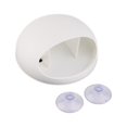 thumbnail image 2 of EeaseMX Caja organizadora con ventosa para cepillos de dientes de pared (blanco), 2 of 3