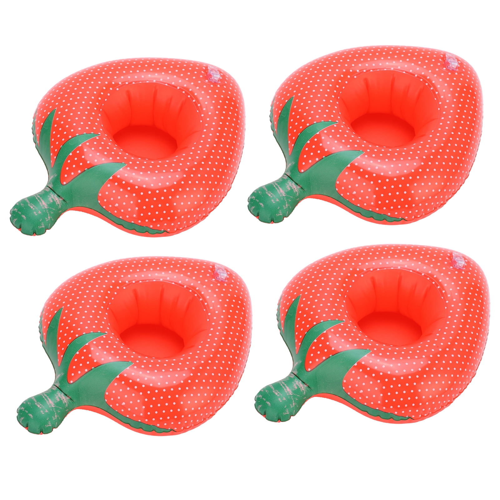 Set De 6 Soportes Inflables Para Bebidas De PVC, Portavasos Flotantes Con Diseños De Animales, Ideales Para Piscina, Playa Y Fiestas De Verano Para Niños Y Adultos
