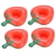 thumbnail image 5 of Flotadores inflables para bebidas de piscina BuyWeek 10 piezas forma de fresa, 5 of 14