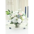 thumbnail image 2 of Rose Mauve Artificial Flowers,Fake Roses Peony and Greenery Combo Box Set for DIY Wedding Bouquets, 2 of 5