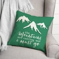 thumbnail image 3 of Creative Products The Mountains Are Calling 18 x 18 Spun Poly Pillow, 3 of 3