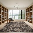 thumbnail image 2 of ODIKA 9'x12' Washable Area Rug Non-Shedding, Easy Care Vintage Bird Damask Botanical Vines Backing Shower Bathtub Flowing Dynamic for Master Suite, California King, Under Bed, 2 of 7