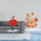 thumbnail image 2 of Combinación De Escultura De Fruta De Cerámica Y Reloj De Pared Con Forma De Gato Para Decoración Del Hogar. Adorno único Para La Habitación De Los Niños, El Estudio, La Oficina, El, 2 of 8