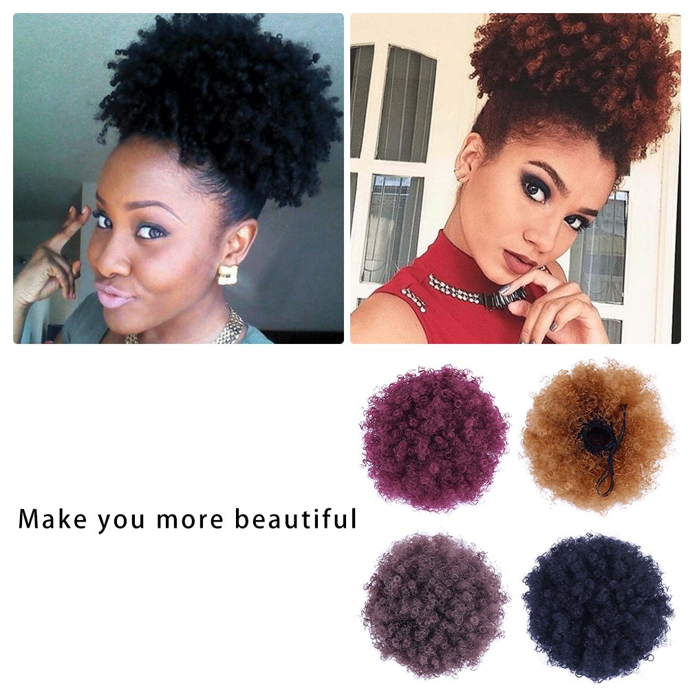 African Wig With Explosive Head Faux Locs Wigs Afro Hairy Caterpillar