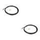 thumbnail image 1 of Toystoory Mangueras de freno PE de 5mm para bicicleta, tubos de freno de disco hidráulico para bicicletas, conectores de cobre, reemplazo de ciclismo, Reemplazo para BH59 2piezas Toystoory CBP440129, 1 of 6
