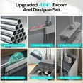 thumbnail image 5 of [ 3-in-1 Or 4-in-1 Foldable Space Saving ]Broom And Dustpan Set Multifunctional Upgraded Version, 5 of 5