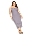 thumbnail image 5 of City Chic Women's Plus Size Shimmer Slip Close Fit Pullover Dress, 5 of 6
