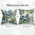 thumbnail image 7 of Chinoiserie Pillow Covers 20x20 Set of 2,Blue and White Pillow Covers Outdoor Decorative Linen Pillow Covers for Couch Bed Sofa Cushion Farmhouse Pillowcases, 7 of 7