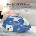 thumbnail image 4 of Yayeee Pillowcase Queen Size Set of 2 Satin Wrinkle Resistant Pillow Case, White Polar Bear, 4 of 8
