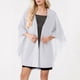 thumbnail image 2 of Camisa de gasa en capas: chal fino y transpirable, a juego con el vestido de novia, blusa de vestido de noche, lisa., 2 of 5