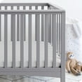 thumbnail image 2 of Bare Home 2 Pack Fitted Sheets - Premium 1800 Collection - Ultra Soft - Crib, Pink Slipper/Cloud Grey, 2 of 7