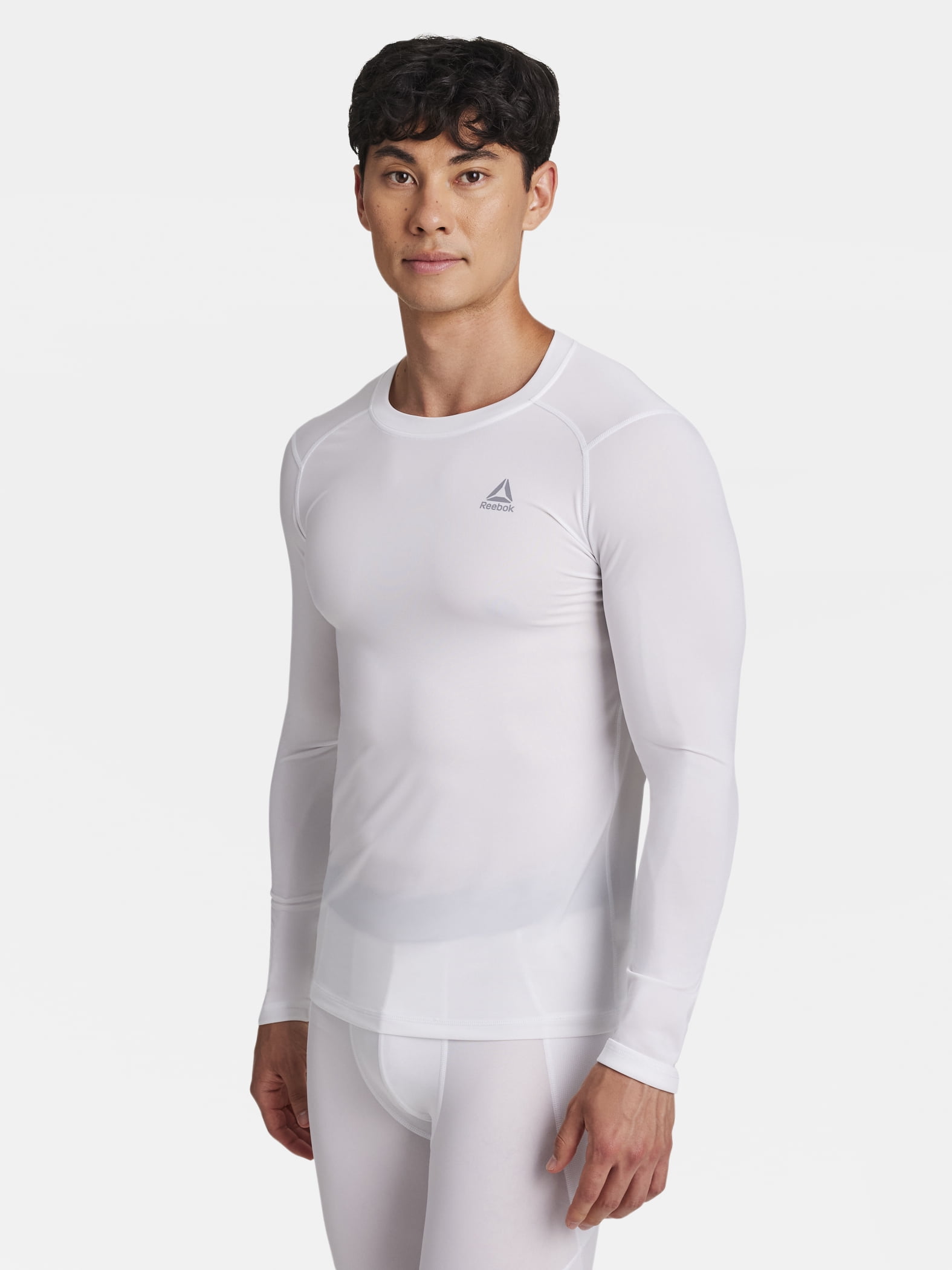 Reebok Men's and Big Men's Kinetic Compression Long Sleeve Top, Sizes XS-5XL