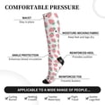 thumbnail image 4 of Picia Strawberry Printed Sports Compression Socks - 15-20mmHg Graduated Compression, High-Performance Soft and Breathable Socks for Men and Women, 4 of 5