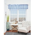 thumbnail image 2 of Franklin Cornflower 100% Cotton Set of 2 Window Valances 15.5" x 72", 2 of 5