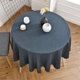 thumbnail image 4 of Round Tablecloth Khaki Table Cover Cotton Linen Table Cloth for Hotel Banquet Birthday Party Tables Decoration (Light Khaki,Diameter 90cm), 4 of 6