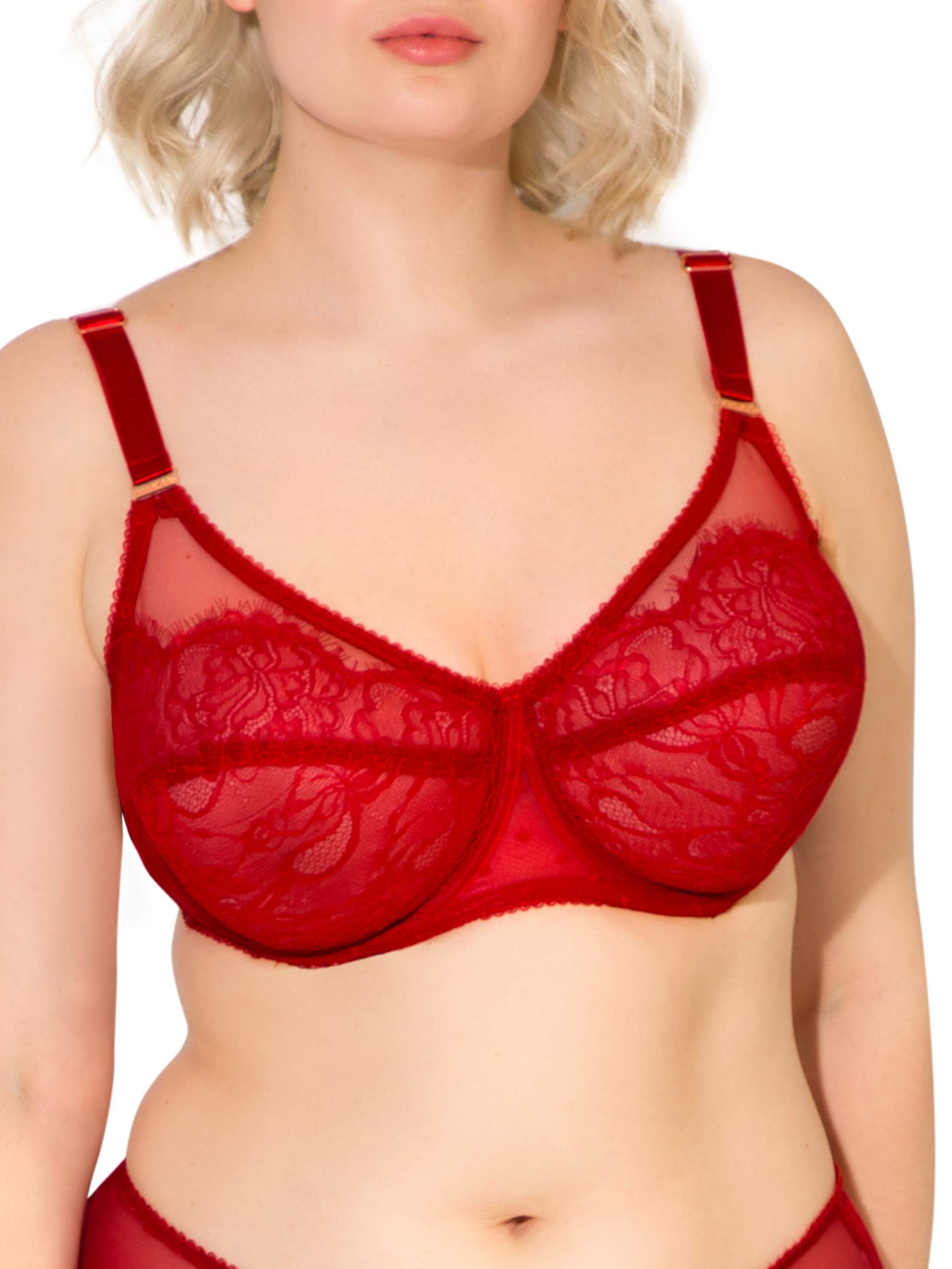 Felina Madeline Unlined Full Busted Cup Bra Style 190245  Retail $48.00