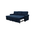 thumbnail image 2 of Devon & Claire Sofia Storage Sofa Bed Reversible Sectional, Navy Blue, 2 of 7