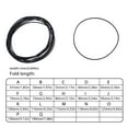 thumbnail image 5 of Yammee Flat Drive Belt Turntable Rubber Belt for LP Vinyl Record Player Phono 10pcs, 5 of 20