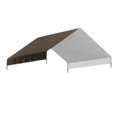 thumbnail image 1 of Cubierta grande para gallinero, toldo, lona para gallinero, tela parasol resistente al polvo para jardín, accesorios para jaulas de aves de corral Café, 1 of 8