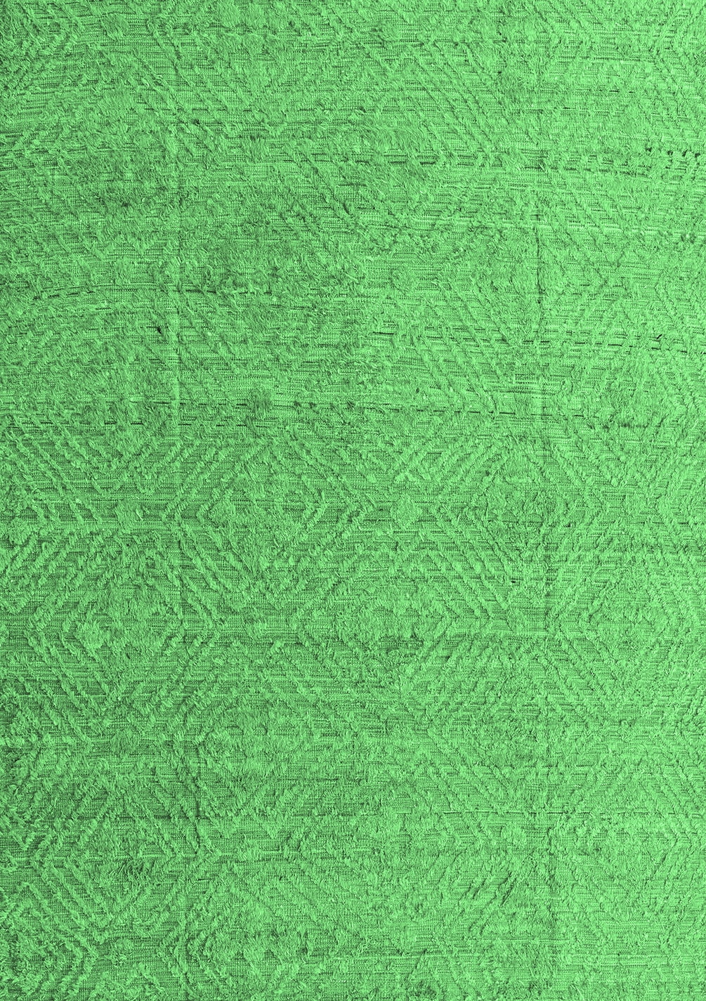 Ahgly Company Indoor Rectangle Abstract Emerald Green Modern Area Rugs ...