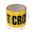 thumbnail image 2 of Barricade Tape Security Line Do Not Enter Printed Tape Construction Barrier Safety Tape, 2 of 8