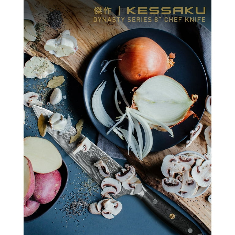 Kessaku 8 Chef Knife - Damascus Dynasty Series - AUS-10V