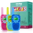 thumbnail image 1 of Walkie Talkies OBUBY de 3 a 12 años para niños con un alcance de 3 km, paquete de 3, 1 of 7