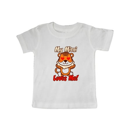 

Inktastic My Mimi Loves Me Tiger Gift Baby Boy or Baby Girl T-Shirt