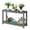 Gray, variant on Qinain 48" Outdoor Console Table, Weather Resistant Wooden Patio Side Table, 2 Tier Rectangular