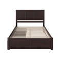 thumbnail image 6 of AFI Madison Queen Wood Platform Bed with Footboard & Storage Drawers, Espresso, 6 of 7