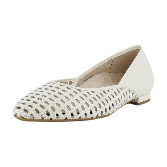 Vionic Gracia Woven Women's Flats Ivory Leather Size 11 M