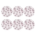 thumbnail image 2 of Disketp Pink Butterflies (2) Funny Coasters,6 Pcs Leather Coasters With Holder, Perfect Housewarming Hostess Gifts,Protect Furniture From Water Marks Scratch And Damage, 2 of 9