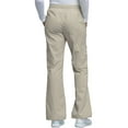 thumbnail image 4 of Cherokee Workwear Core Stretch Women's Scrubs Pant Mid Rise Pull-On Cargo 4005, 4 of 5