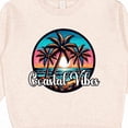 thumbnail image 3 of Inktastic Tropical Vacation Coastal Vibes Quote Toddler Sweatshirt, 3 of 4
