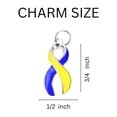 thumbnail image 3 of Large Blue & Yellow Ribbon Necklaces, 3 of 3