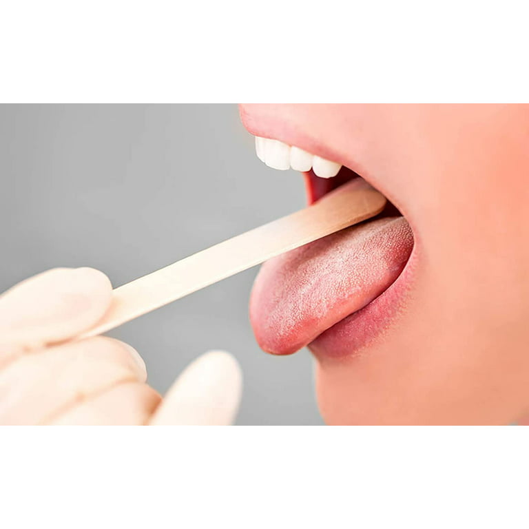 Dukal Tongue Depressors, Wood - Non-Sterile, Senior Size, 6 in L
