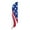 American Flag, variant on Flowers Feather Flag(11.5feetX2.5feet) by DreamController | Outdoor Business Advertising Tall Flag | Weather-Resistant Knitted Swooper Flag | Made in USA | HD Print (Flag Only)